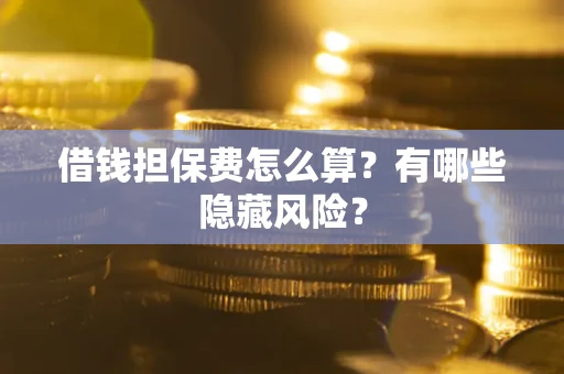北京借钱担保费怎么算？有哪些隐藏风险？