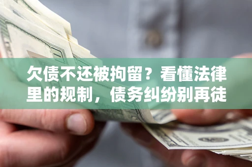 北京欠债不还被拘留？看懂法律里的规制，债务纠纷别再徒劳奔波