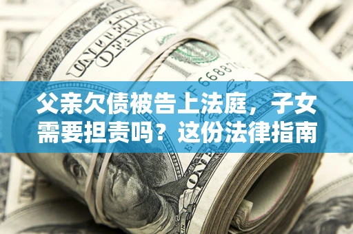 北京父亲欠债被告上法庭，子女需要担责吗？这份法律指南必须看完