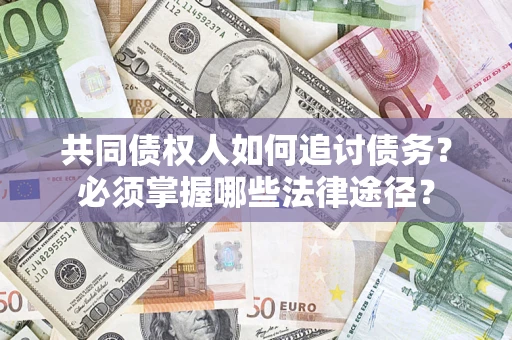 北京共同债权人如何追讨债务？必须掌握哪些法律途径？