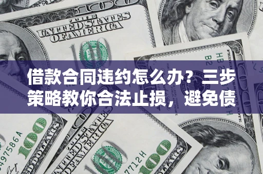 北京借款合同违约怎么办？三步策略教你合法止损，避免债务危机升级