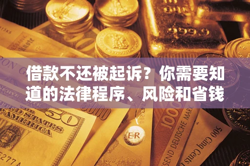 北京借款不还被起诉？你需要知道的法律程序、风险和省钱技巧